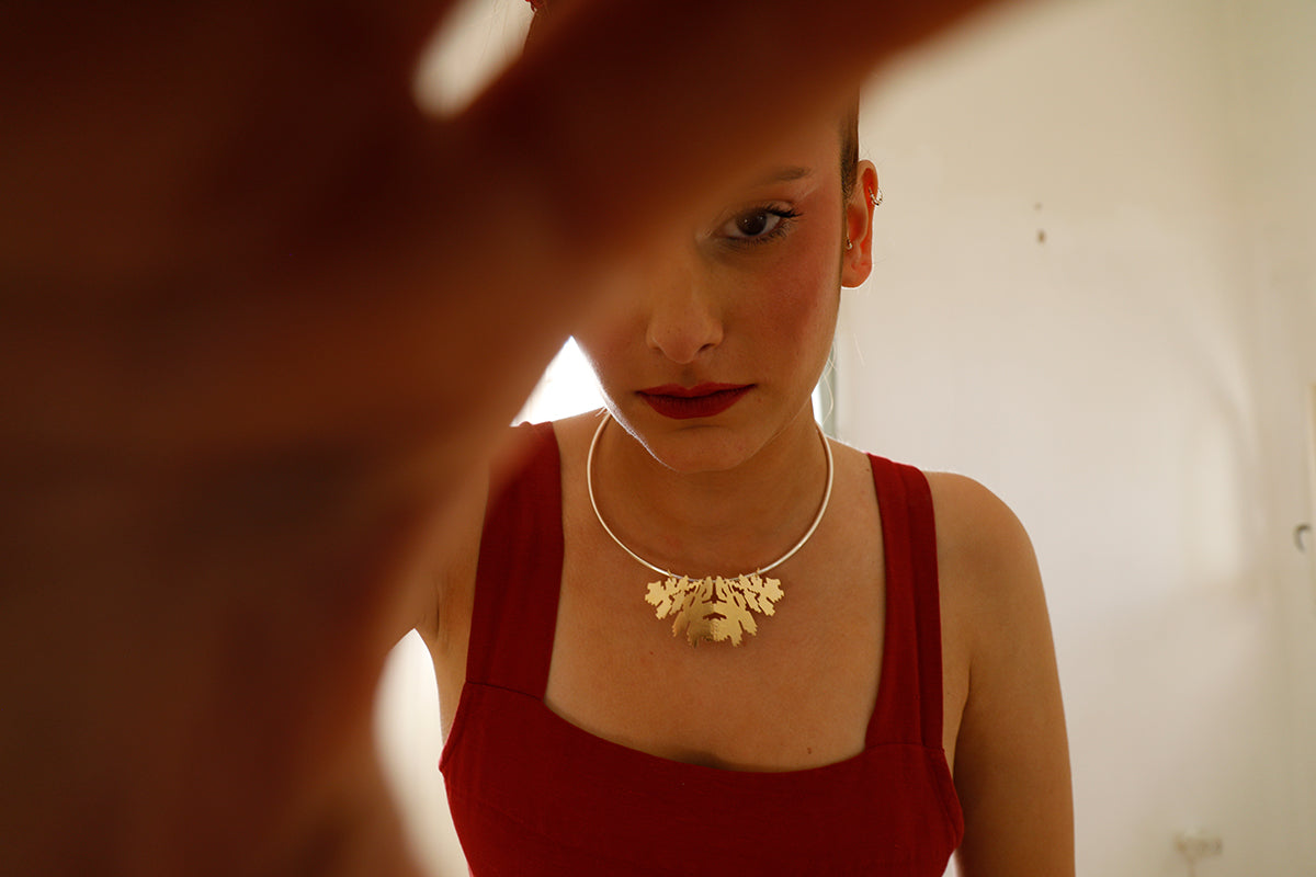 Dalawi pattern necklace - عرق الدوالي