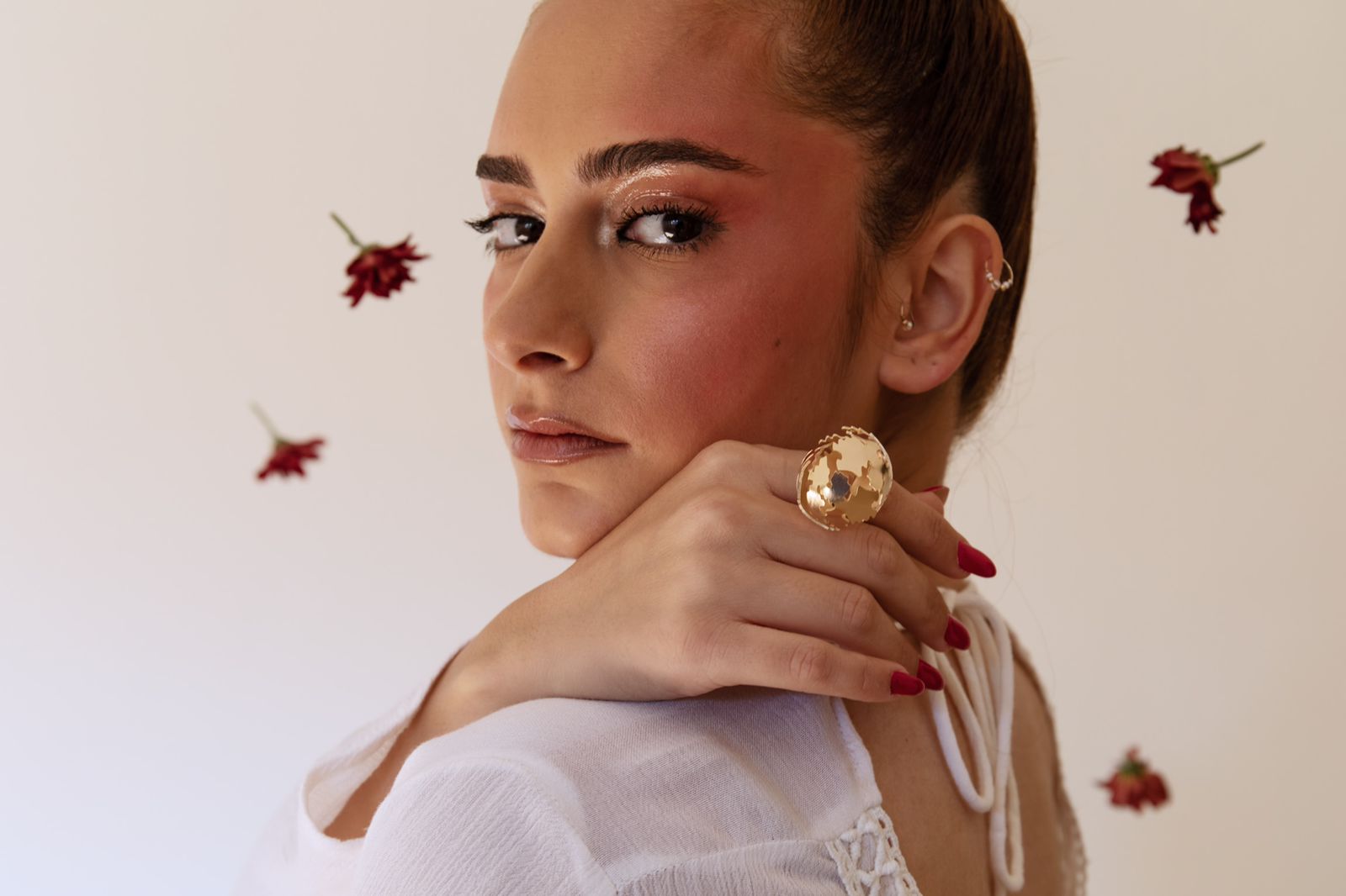 Dawali pattern ring- عرق الدوالي